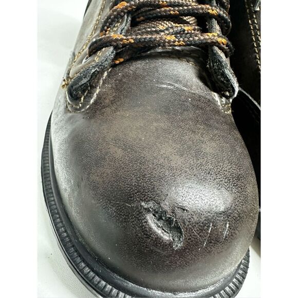 Brahma Boots Men's 5,5 Brown Steel Toe Work Safety Skid Resistant See Descriptio - Picture 4 of 12